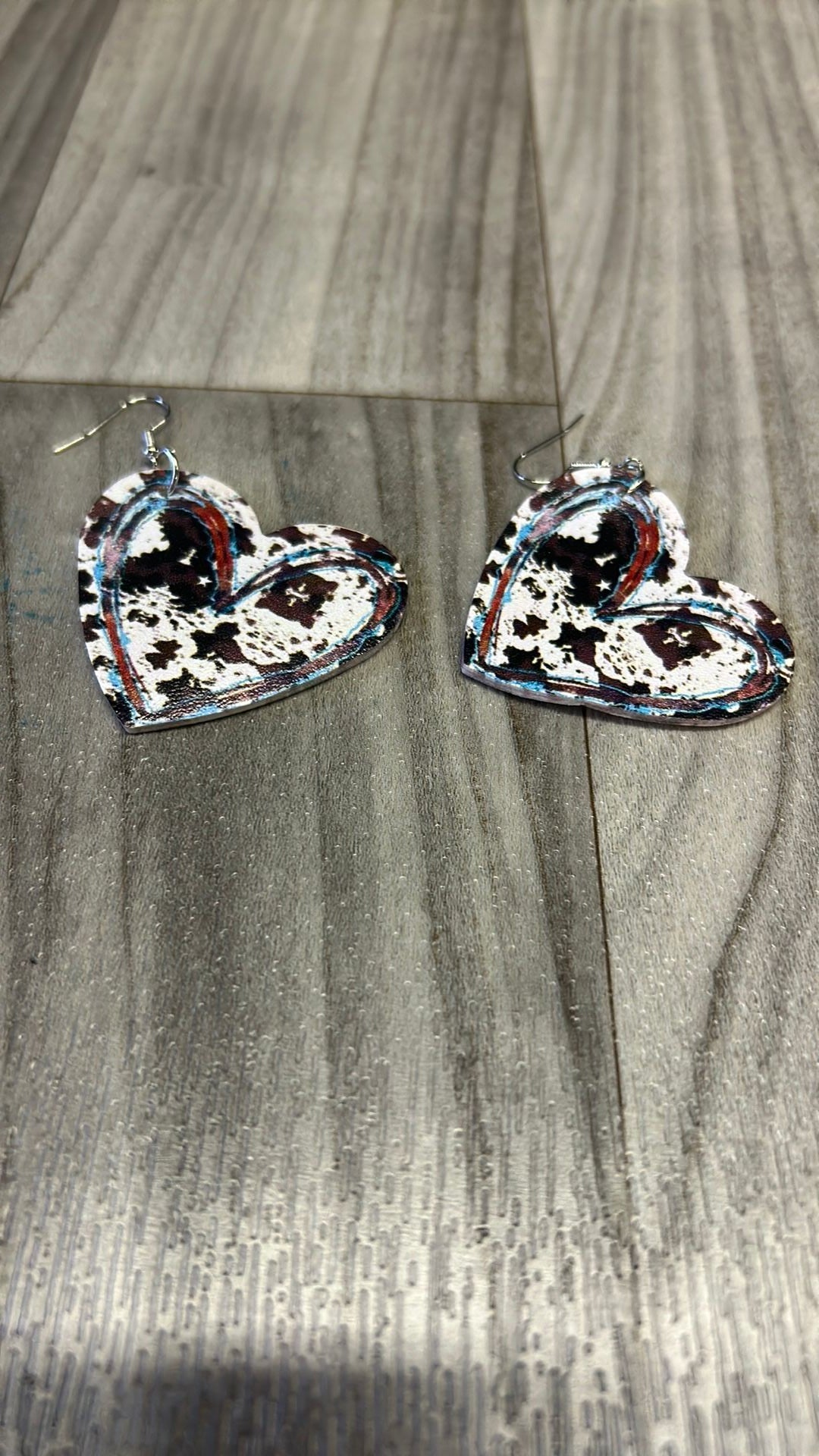 New heart shaped earrings