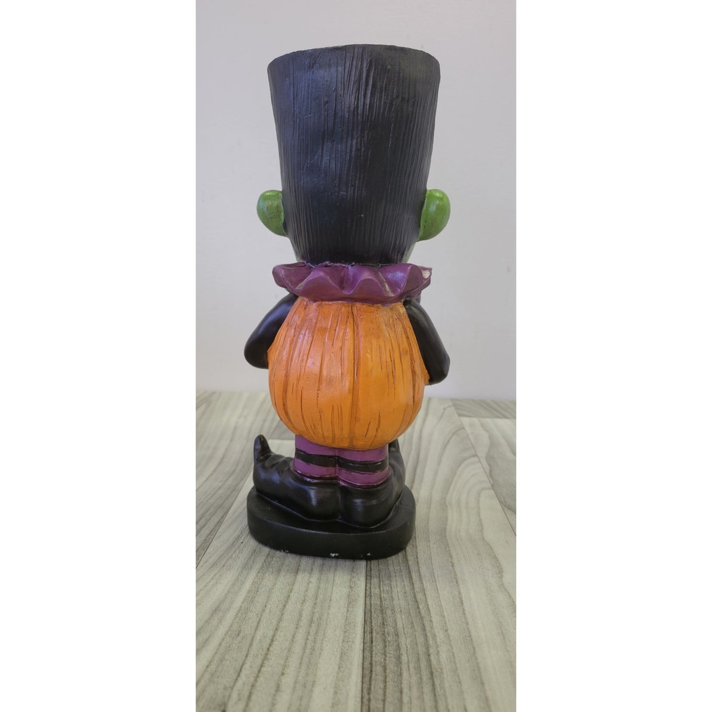 Resin Frankenstein in Pumpkin Suit