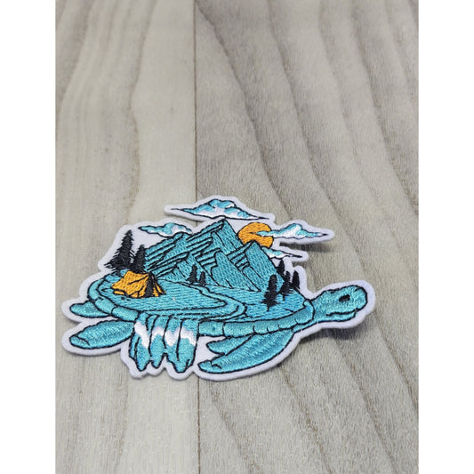 Sea Turtle Embroidery Iron on Patch